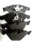 Image of Repair kit, brake pads asbestos-free image for your 2014 BMW 650iX   